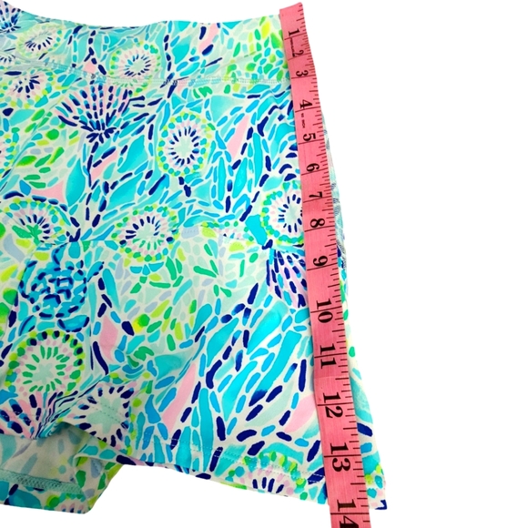 Lilly Pulitzer Luxletic Corrine Skort Skirt Blue Ibiza Open Water M - Picture 8 of 13